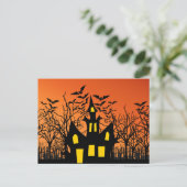 Carte de vœux d'Halloween effrayante (Debout devant)
