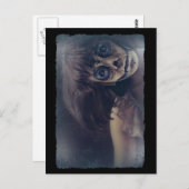 Carte de vœux d'Halloween effrayante (Devant / Derrière)