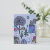 Carte de voeux d'hiver (Debout devant)