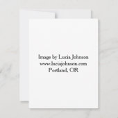 Carte de voeux d'hiver (Dos)