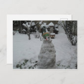 Carte de vœux d'hiver (Devant / Derrière)