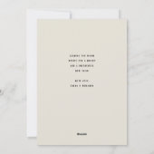 Carte de vœux d'hiver 2026 Bonne Année (Dos)