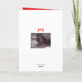 Carte de vœux d'hiver merveilleux (Dos)