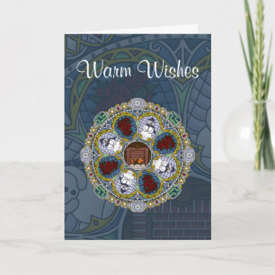 Carte de vœux d'hiver Nouveau