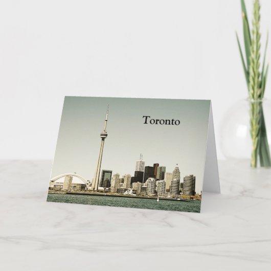 Carte de voeux d'horizon de Toronto (Devant)