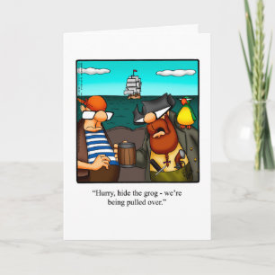 Carte de voeux d'Humour d'anniversaire "Spectickle