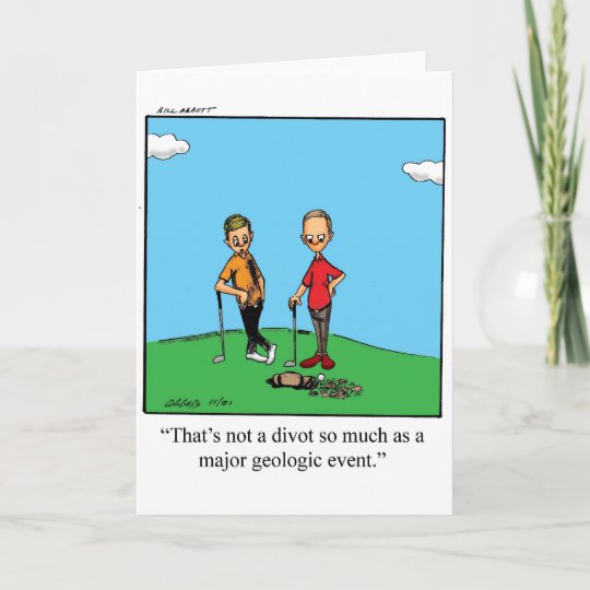 Carte De Voeux D Humour De Golfeur Zazzle Be