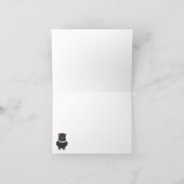 Carte de voeux diabolique de Tasmanie (Intérieur)