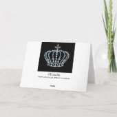 Carte de voeux Diamond Crown (horizontale) (Dos)