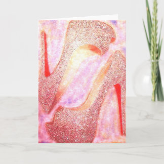 Carte de voeux Diamond Heels
