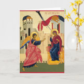 Carte de voeux d'icône d'annonce (Fleur jaune)