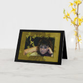 Carte de voeux d'image (Fleur jaune)