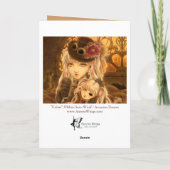 Carte de voeux d'imaginaire de Steampunk (Dos)