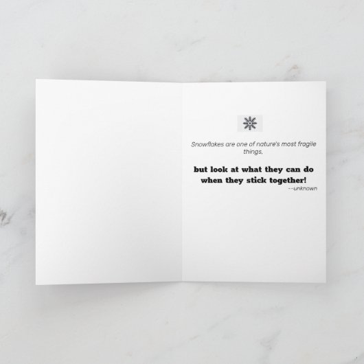 Carte de voeux d'impression d'aquarelle intégrée (Intérieur)