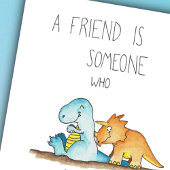 Carte de voeux DINOSAUR AMIS par Nicole Janes