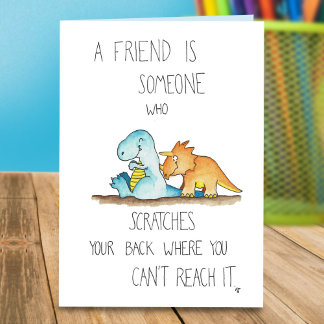 Carte de voeux DINOSAUR AMIS par Nicole Janes