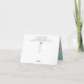 Carte de vœux d'inspiration Une prière pour vous (Dos)