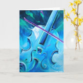 Carte de voeux d'Invierno de concert (Fleur jaune)