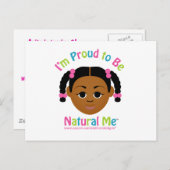 Carte de vœux d'invitation d'anniversaire #Proud2B (Devant / Derrière)