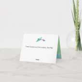 Carte de voeux ; Diplômé (Dos)