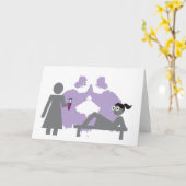 Carte de voeux d'IVF (Fleur jaune)