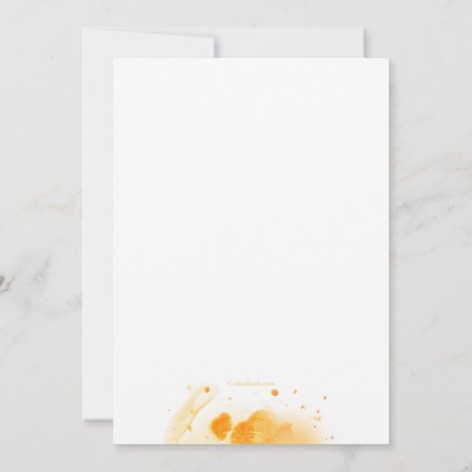 Carte de voeux Diwali (Dos)