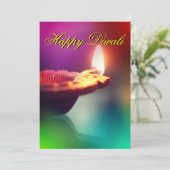 Carte de vœux Diwali (Debout devant)
