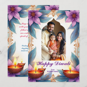 Carte de vœux Diwali Glow & Gather