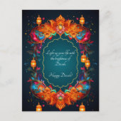 Carte de vœux Diwali magnifique  (Devant)