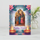Carte de vœux Diwali Starry Arch (Debout devant)