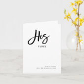 Carte de Voeux DIY Couleurs Chic Écriture Manuscri (Fleur jaune)