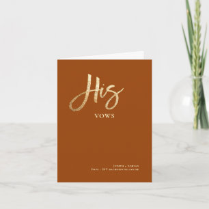Carte de Vœux DIY Couleurs Chic Faux Or Ses Vœux