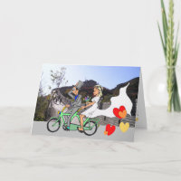 Carte de vœux DIY mariage mur chinois