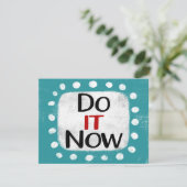 Carte de voeux Do It Now (Debout devant)