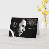 Carte de voeux d'Obama (Fleur jaune)