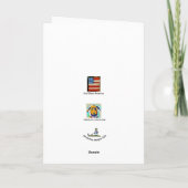 Carte de voeux Doberman (Dos)