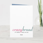 Carte de voeux d'odeur de garçons (Dos)