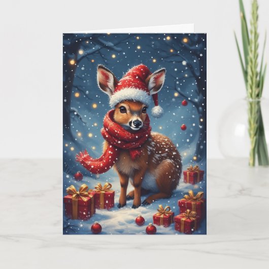 Carte de voeux DoeFolded (Devant)