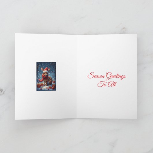 Carte de voeux DoeFolded (Intérieur)