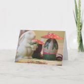 Carte de voeux d'oeufs de pâques (Dos)