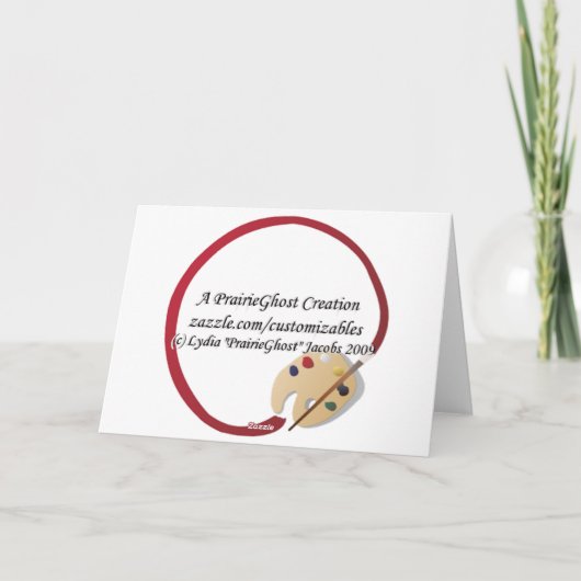 Carte de voeux Dolphin (Dos)