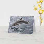 Carte de voeux Dolphin (Fleur jaune)