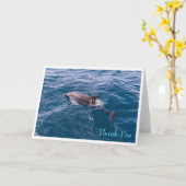 Carte de voeux Dolphin Bottlenose (Fleur jaune)