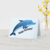 Carte de voeux Dolphin Design (Fleur jaune)