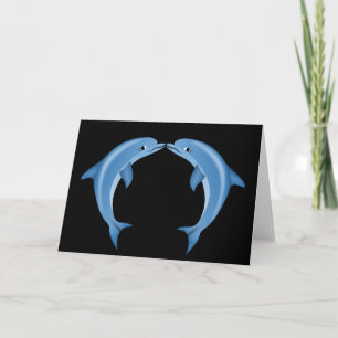 Carte de voeux Dolphins