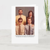 Carte de voeux Doris Femme et Mère (Devant)