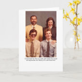 Carte de voeux Doris Femme et Mère (Fleur jaune)