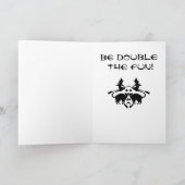 Carte de voeux double Halloween (Intérieur)