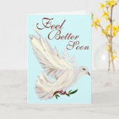 Carte de vœux Dove Feel Better Soon (Fleur jaune)
