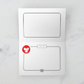 Carte de voeux Dove Floral Shalom (Intérieur)